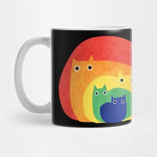 Rainbow cats Mug